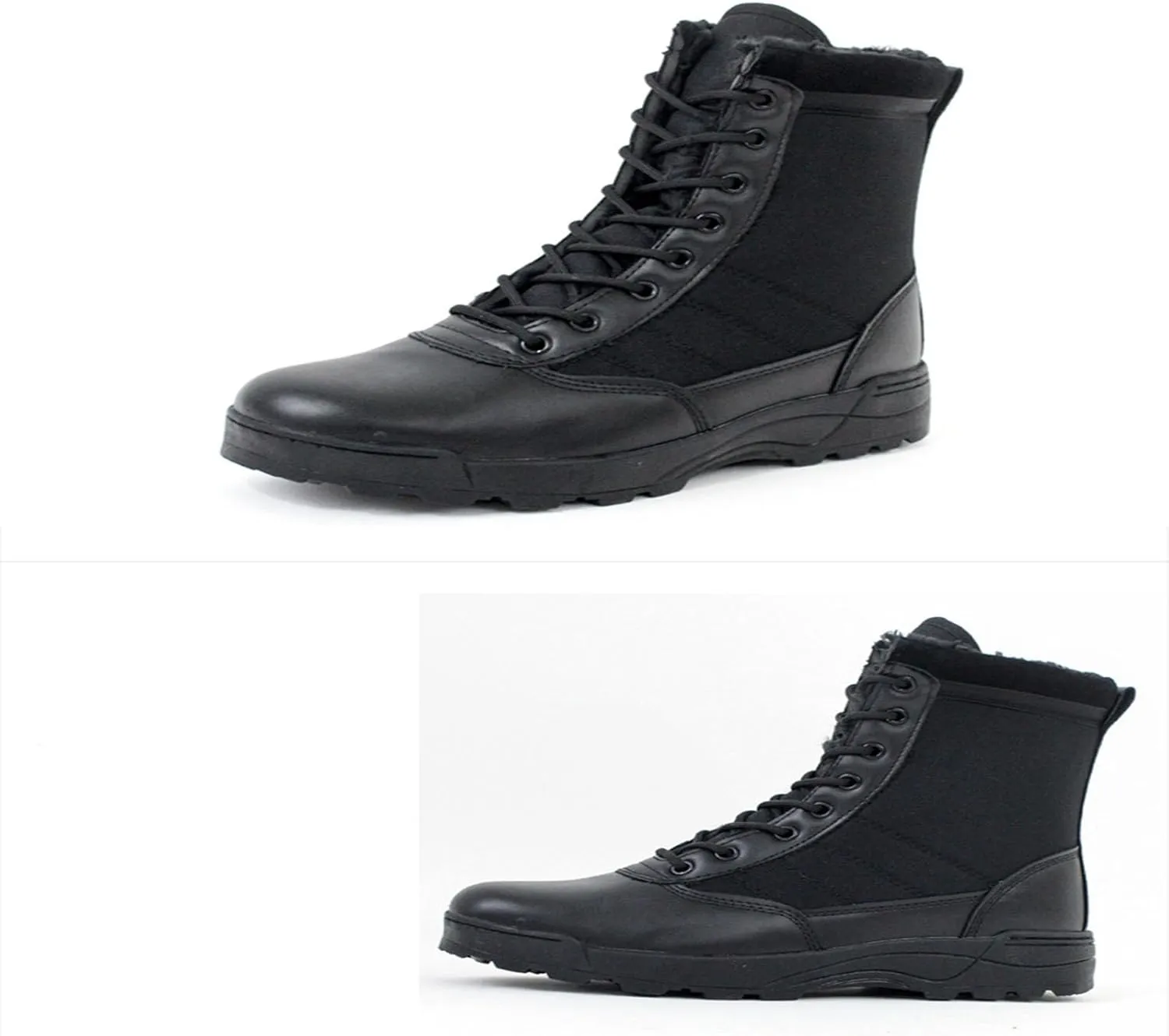 Men's Outdoor Tactical Combat Boots, Waterproof Army Boots, Lightweight and Sturdy Shoes for Hiking and Work