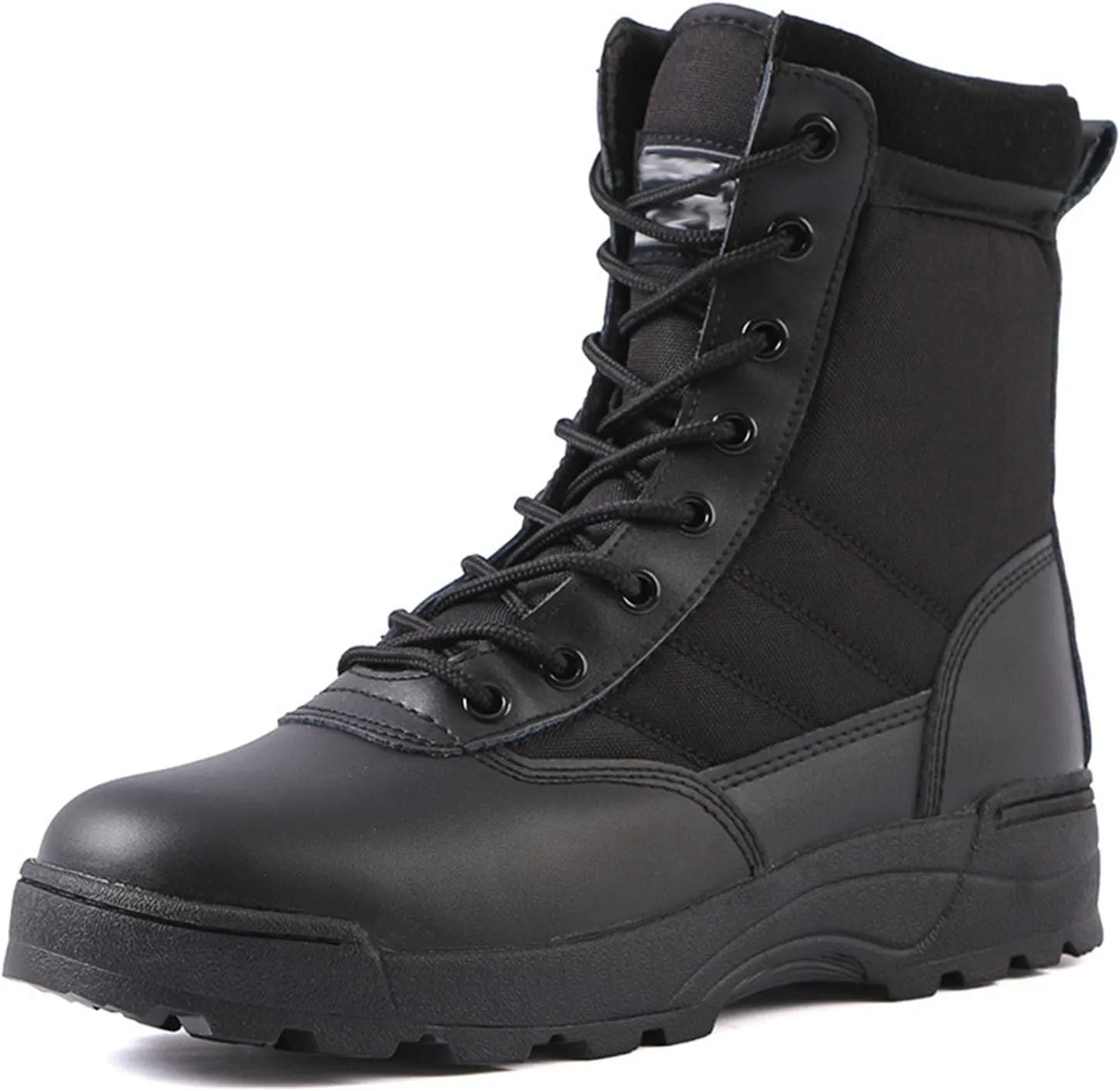 Men's Outdoor Tactical Combat Boots, Waterproof Army Boots, Lightweight and Sturdy Shoes for Hiking and Work