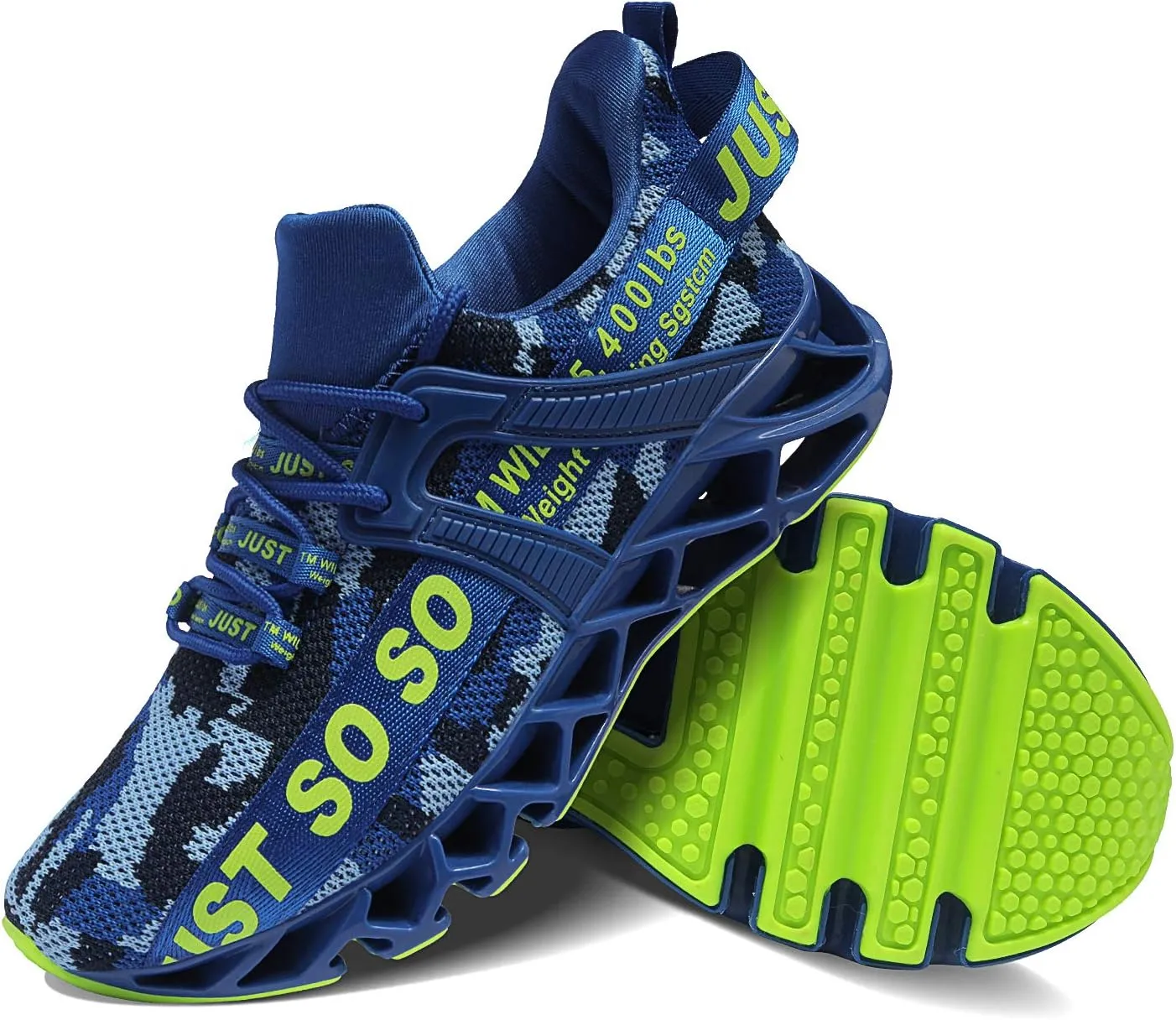 Mens Running Shoes Walking Non Slip Blade Type Sneakers