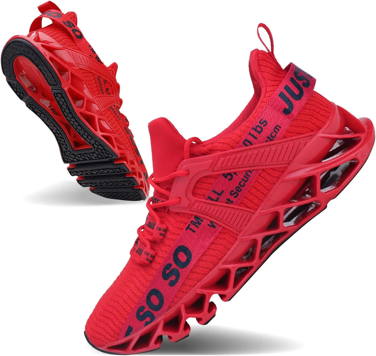 Mens Running Shoes Walking Non Slip Blade Type Sneakers