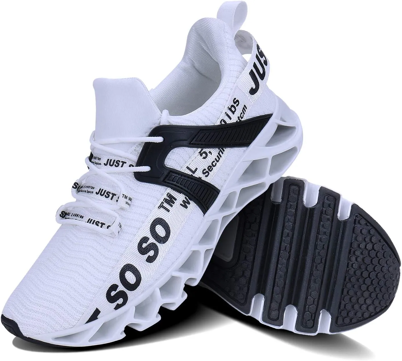 Mens Running Shoes Walking Non Slip Blade Type Sneakers