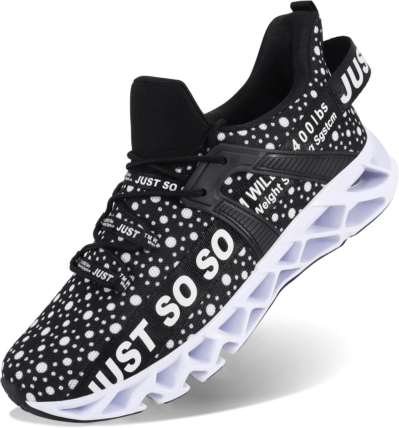 Mens Running Shoes Walking Non Slip Blade Type Sneakers