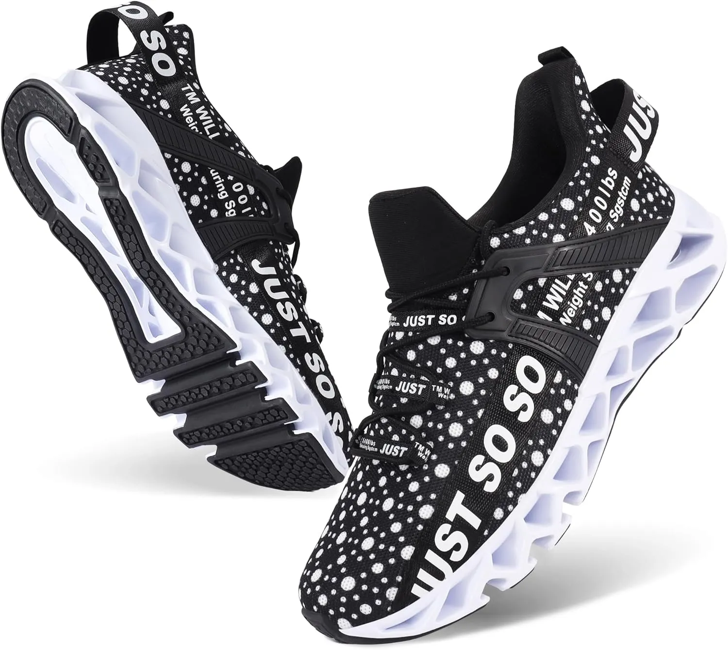 Mens Running Shoes Walking Non Slip Blade Type Sneakers