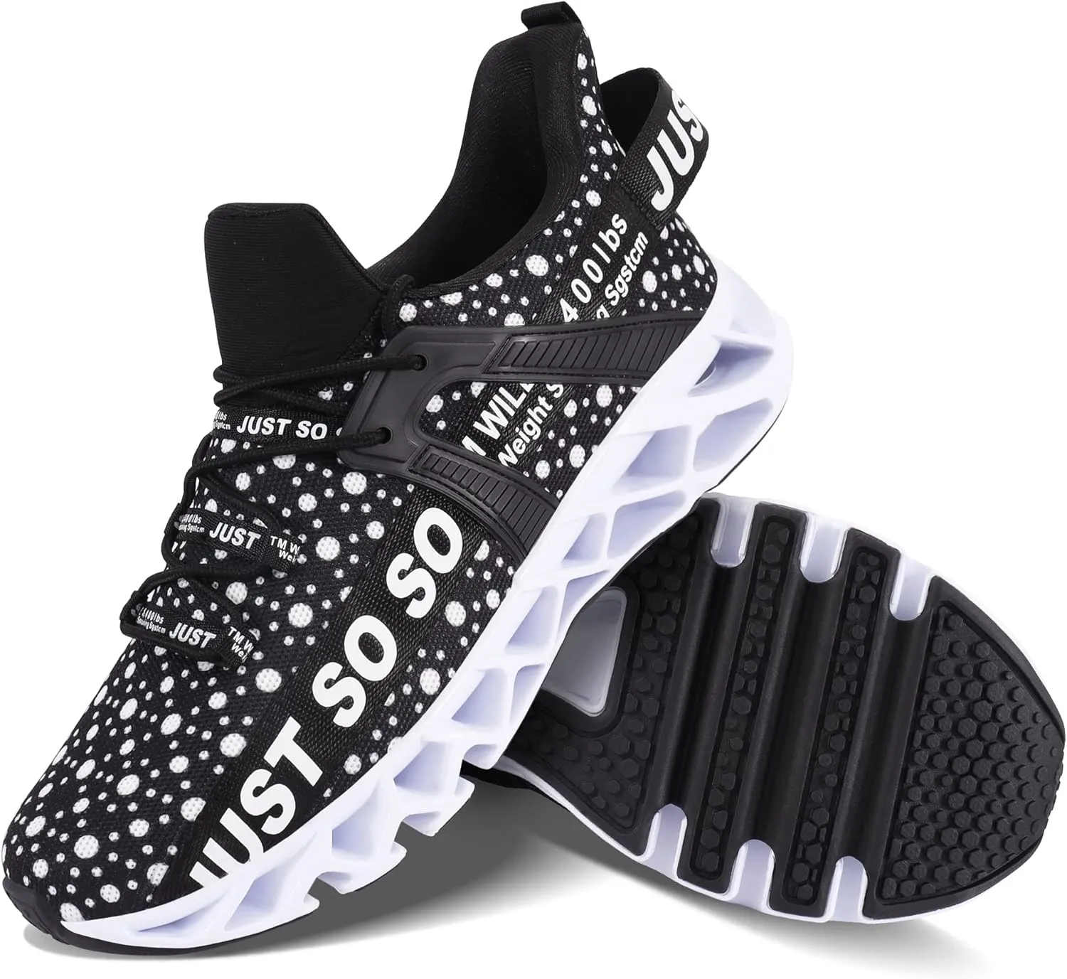 Mens Running Shoes Walking Non Slip Blade Type Sneakers