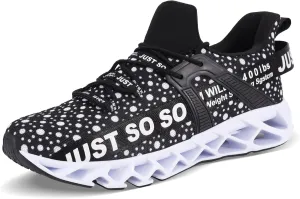 Mens Running Shoes Walking Non Slip Blade Type Sneakers