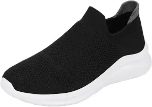 Men's Running Tennis Shoes Breathable Walking Shoes Slip on Sport Athletic Casual Mesh Trainer (Multicolor, 9)