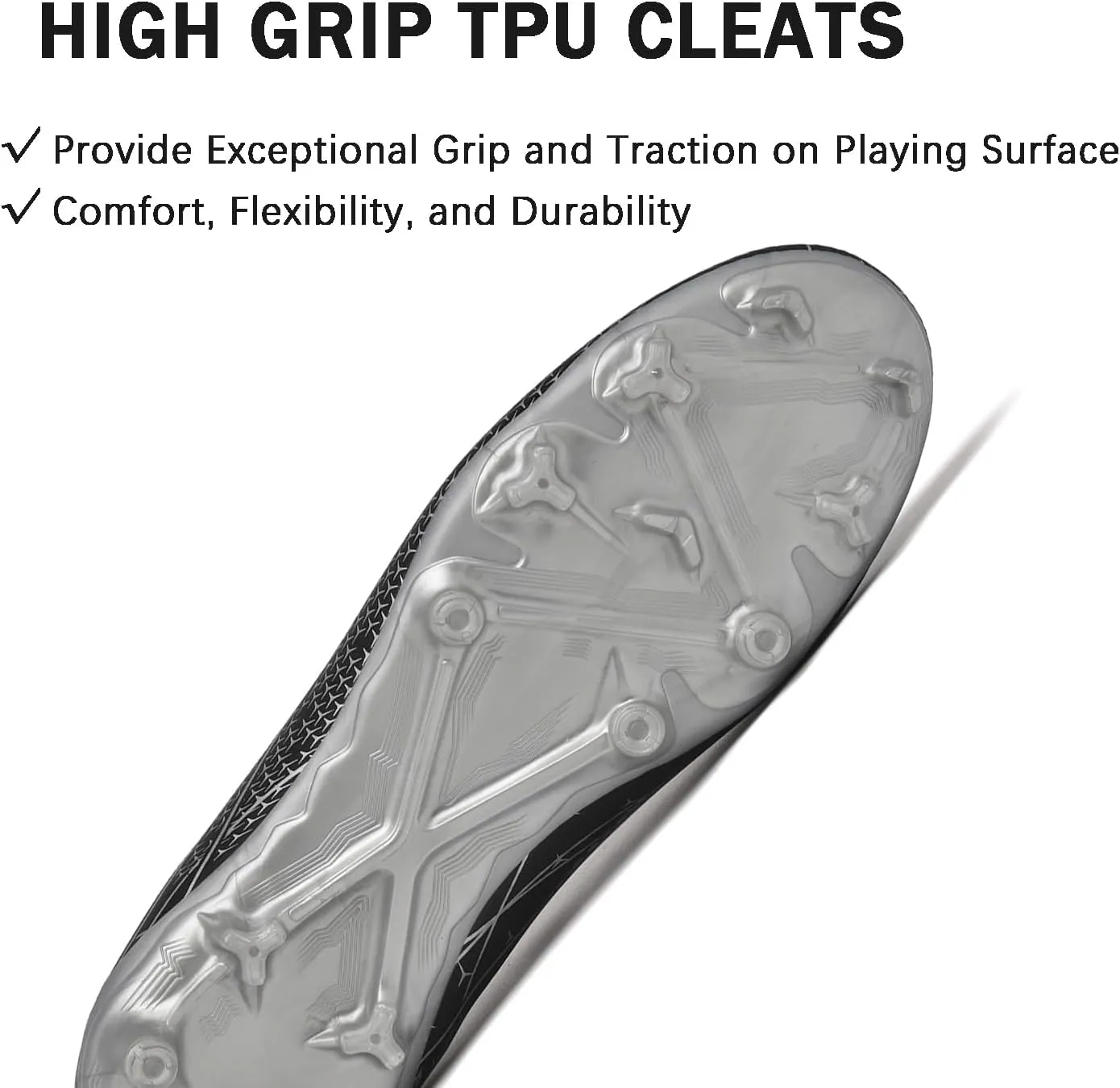 Mens Soccer Cleats Outdoor AG/FG Professional Football Shoes Lightweight Breathable Youth Boys Athletic Training Sneakers