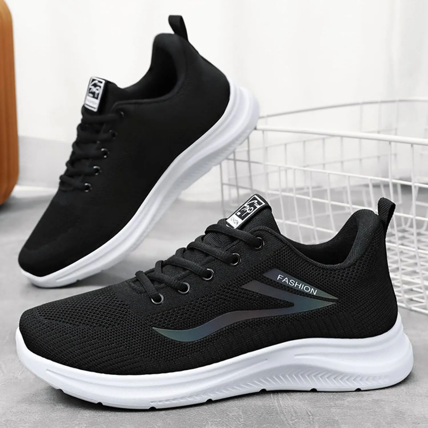 Men's Stretch Memory Foam Shoes Lightweight Breathable Slip on Running Shoe Men's Classic Casual Walking Shoes