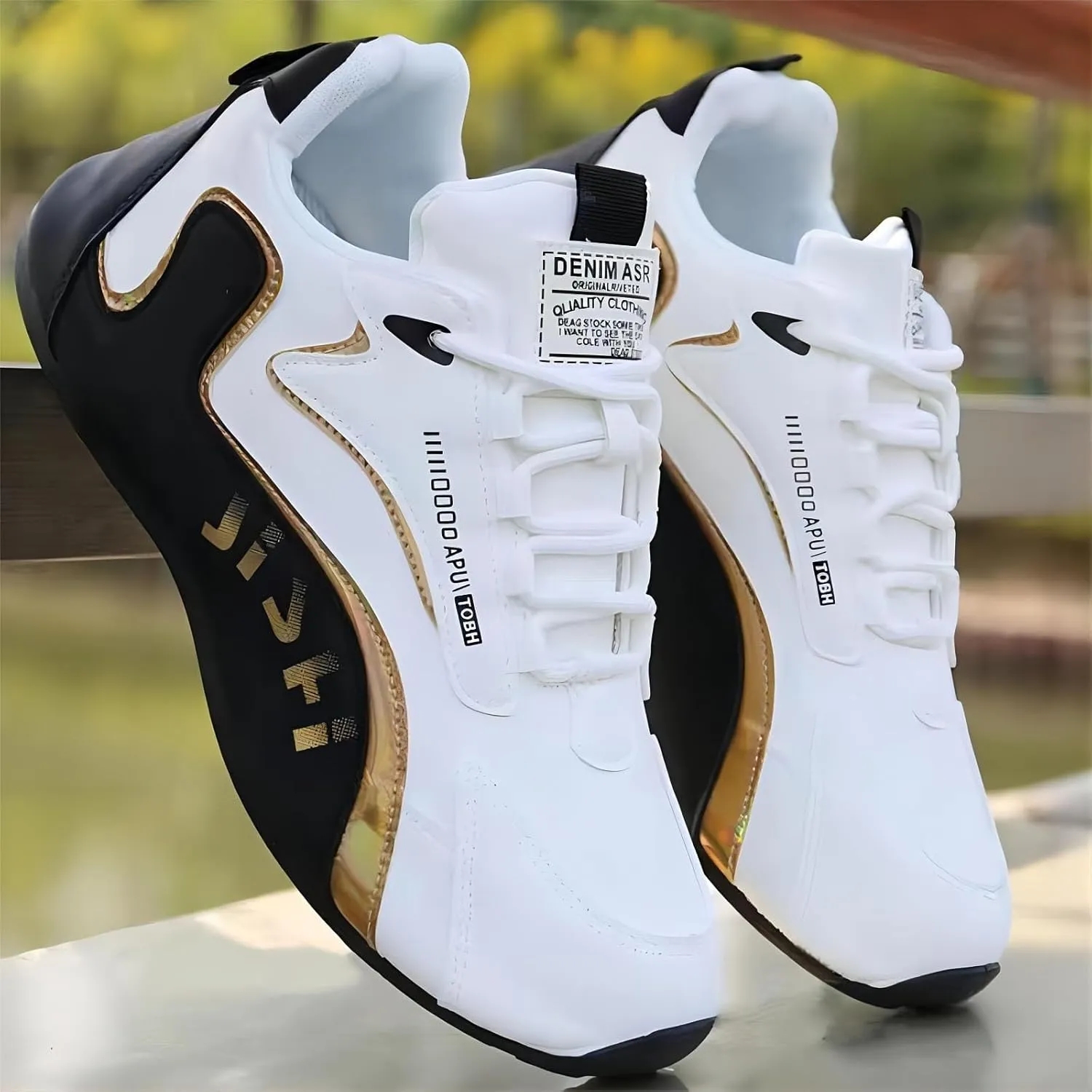 Men's Stylish Orthopedic Sneakers Portable Non Slip Fitness Workout Shoe Lightweight Non Slip Sneakers for Men