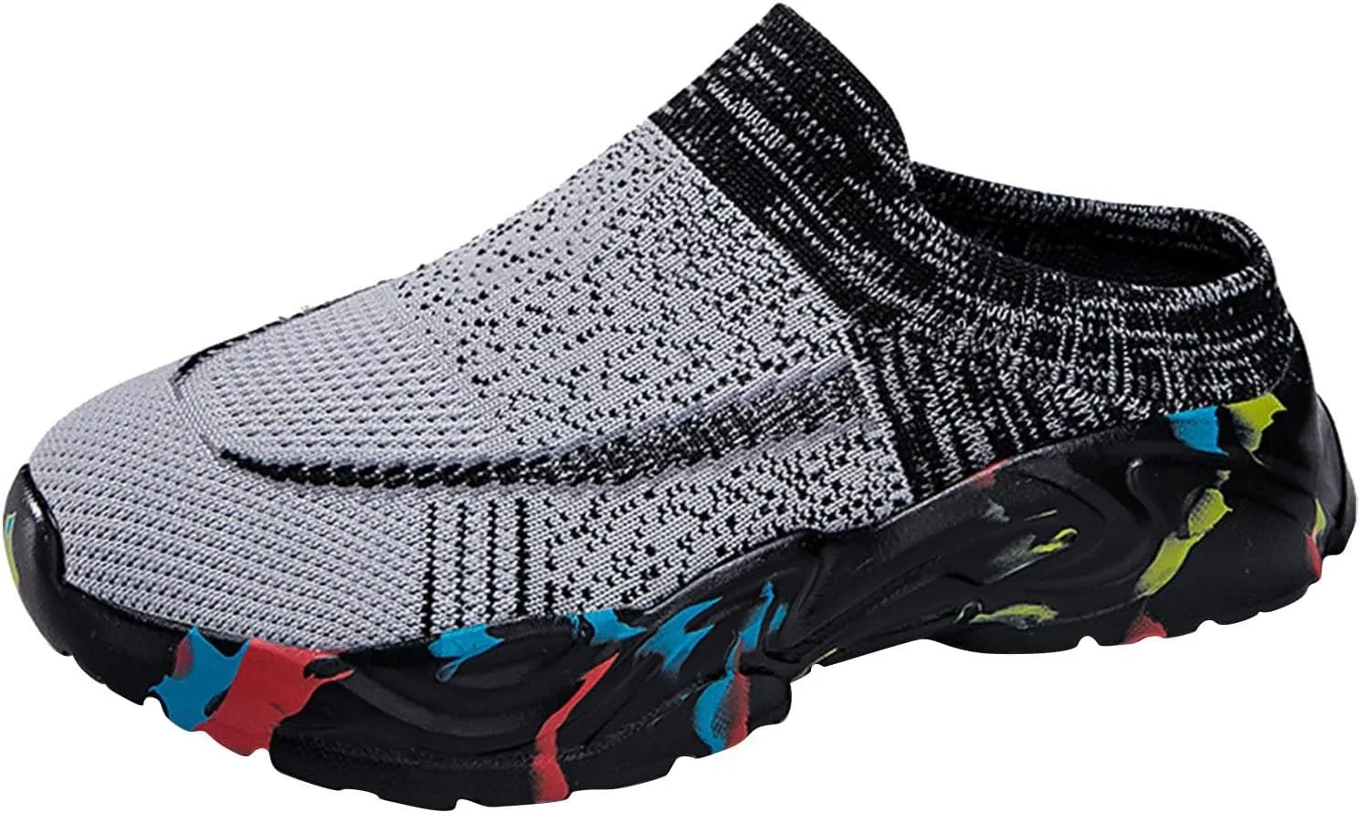 Mules for Women 2025 Backless Walking Sneakers Running Shoes for Women Jogging Women's Casual Shoes Women's Fashion Sneakers Slip On Tennis Shoe White Loafers