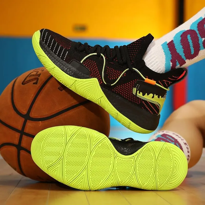 New Youth Game Basketball Boots Soft Sole Comfortable Sports Shoes