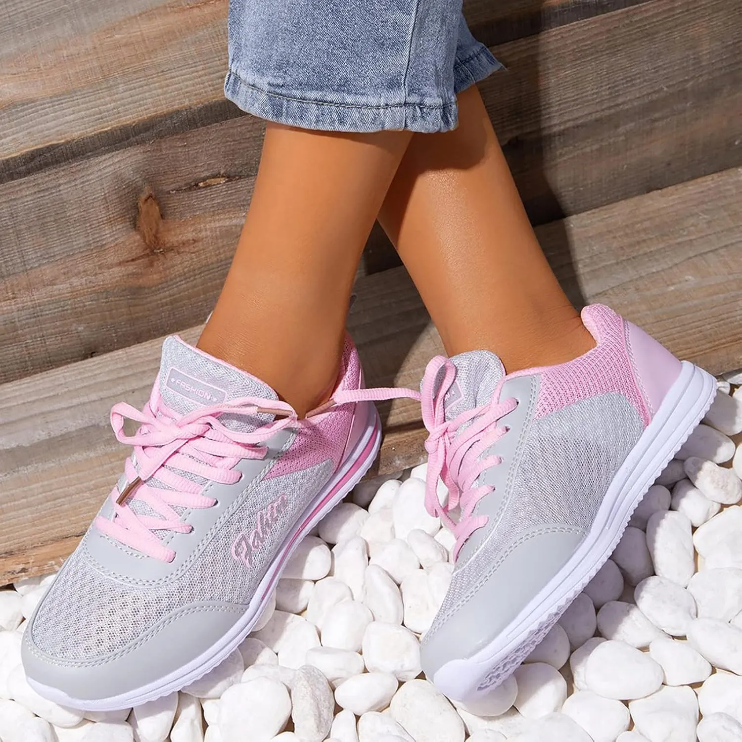 Orthopedic Shoes for Women Wide Width Slip On Zapatos De Trabajo para Mujer Antideslizante Cross Gym Shoes Women Wide Size 8w Womens High Top Sneakers Tenis OrtopéDicos Mujer