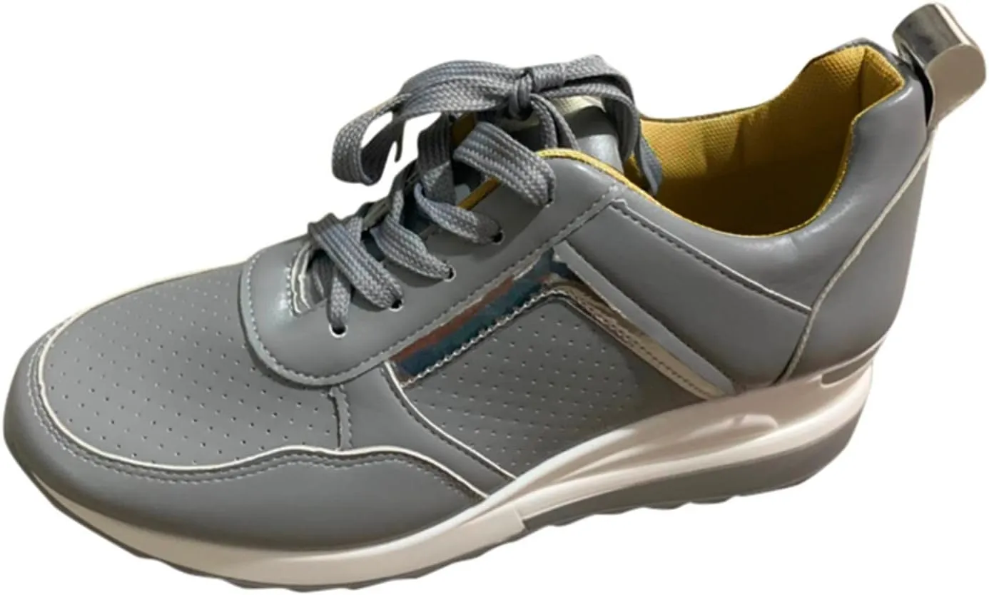 Plantar Fasciitis Shoes Women Non Slip Zapatos Ortopedicos para Mujer De Vestir All Black Platform Tennis Shoes for Women Platform Sneakers for Women Zapatos Negros para Embarazadas
