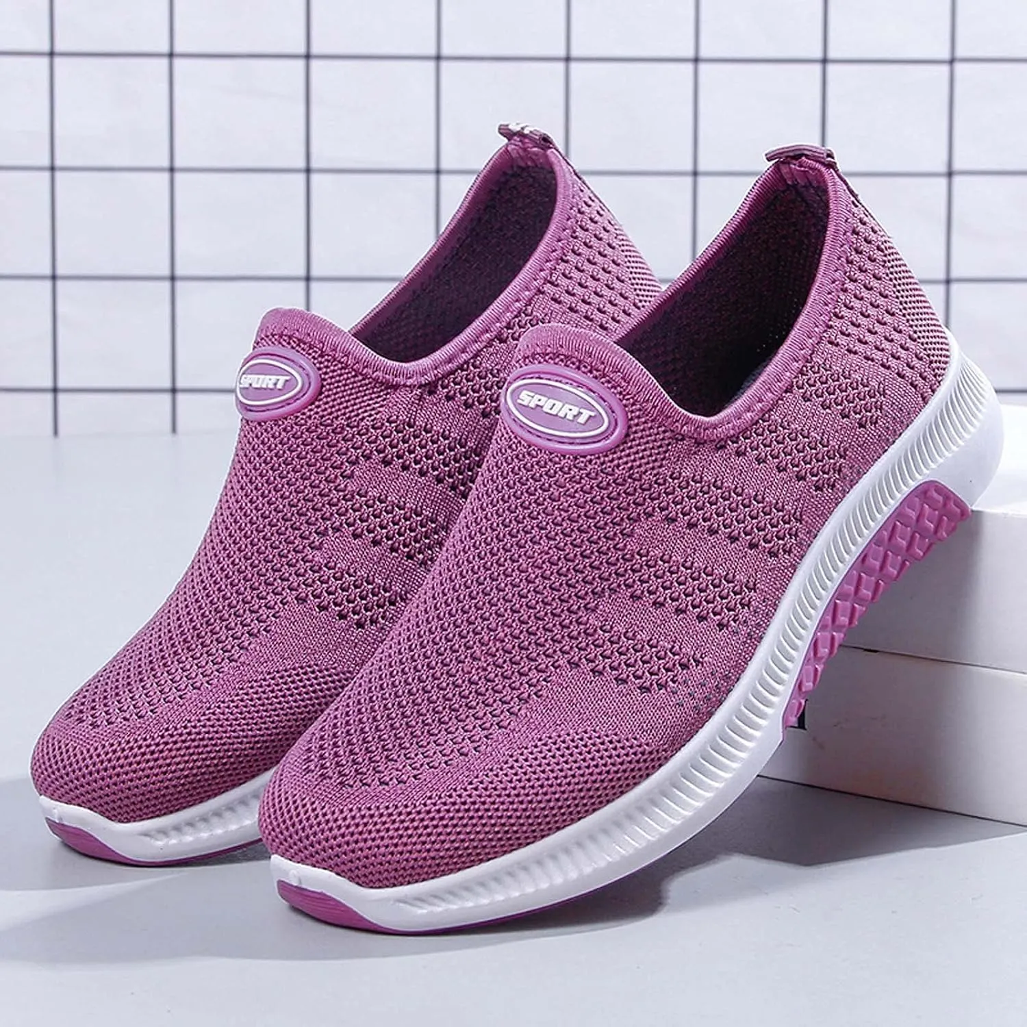 Plantar Fasciitis Shoes Women Work Dress Zapatos Especiales para Juanetes De Mujer Walking Shoes Women Brown 8.5 Wide Womens Running Sneakers Zapatos Antideslizante para Mujer