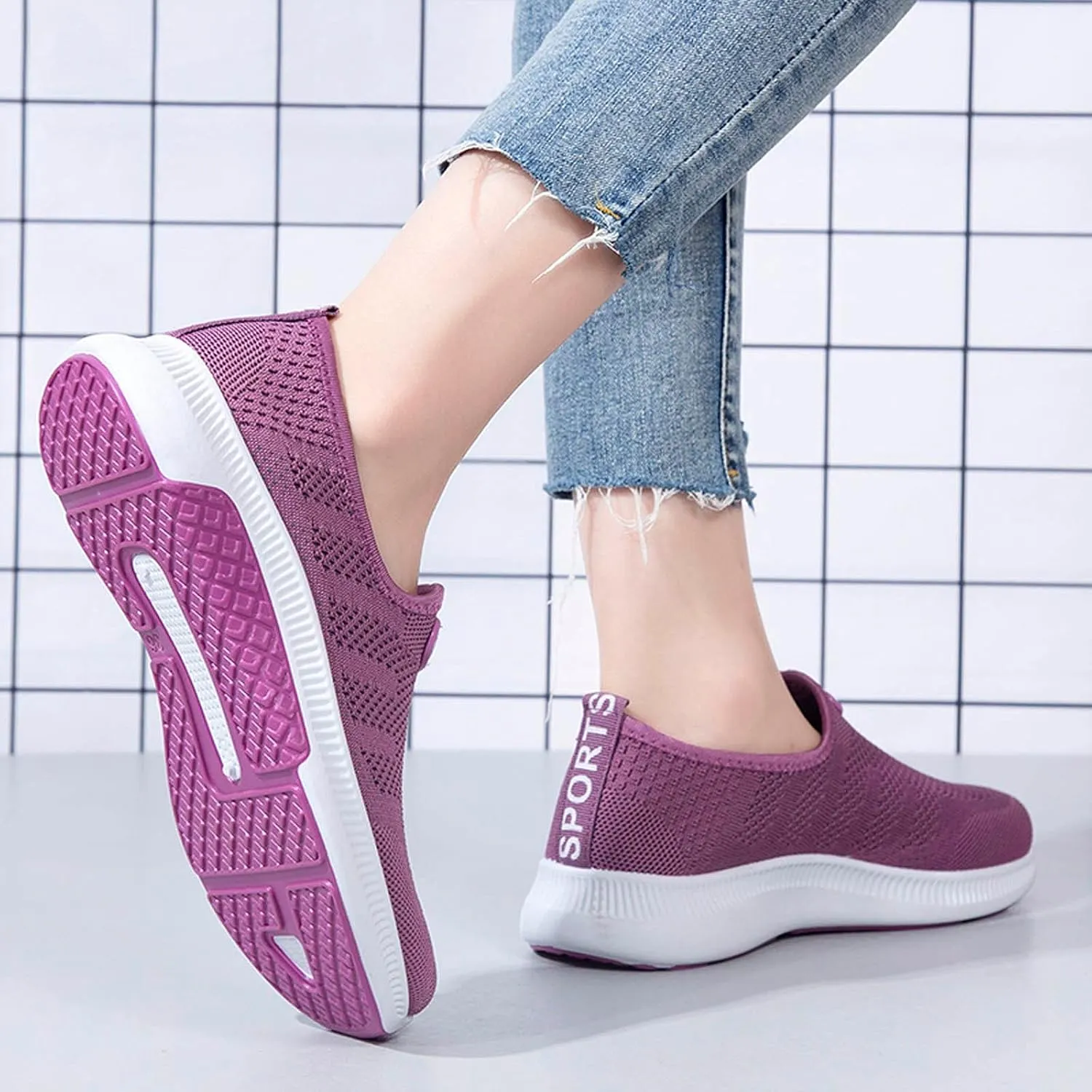 Plantar Fasciitis Shoes Women Work Dress Zapatos Especiales para Juanetes De Mujer Walking Shoes Women Brown 8.5 Wide Womens Running Sneakers Zapatos Antideslizante para Mujer