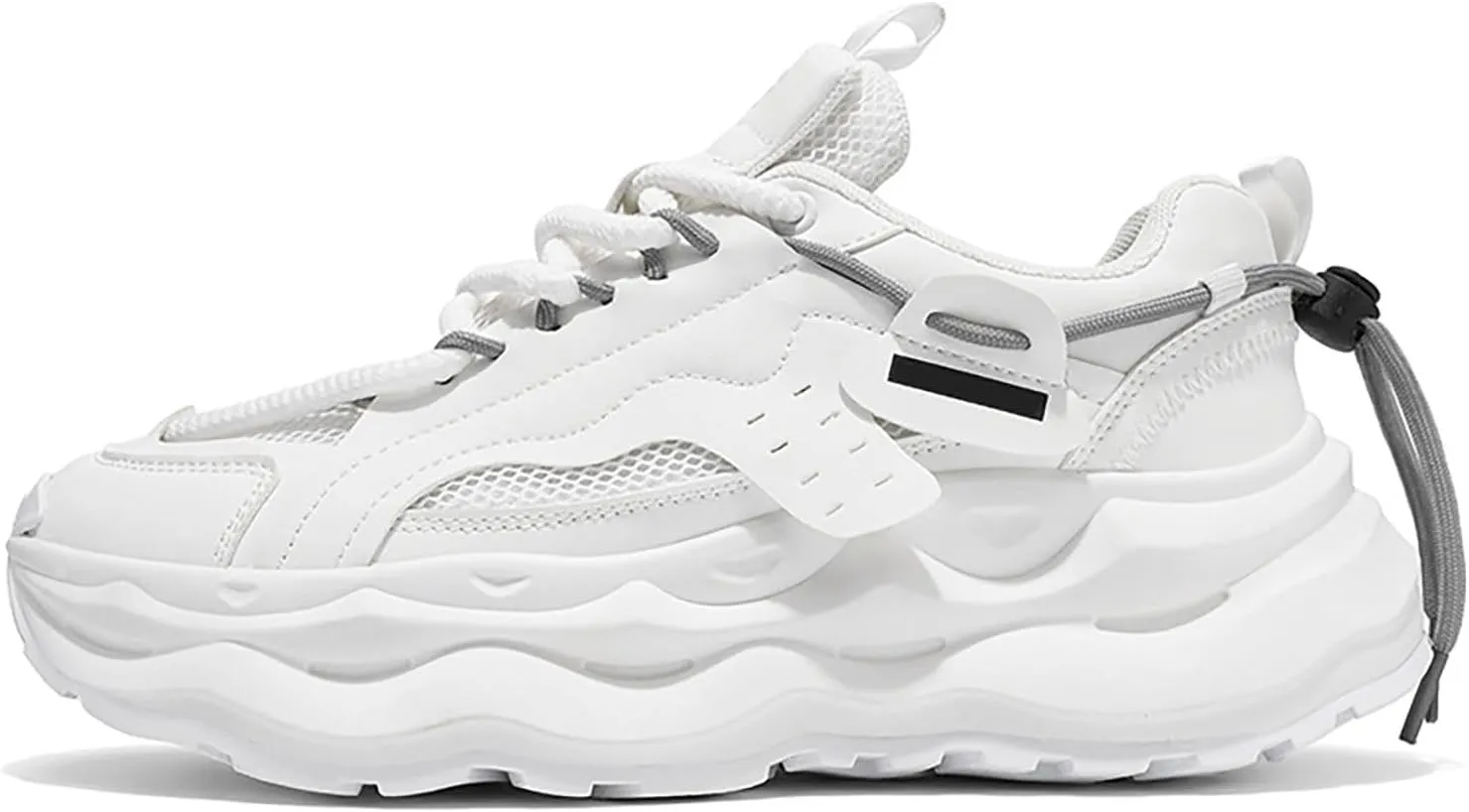 Platform Sneakers for Women Running Shoes for Men Men's Casual Dress Sneakers Wide Toe Box Trendy Casual Loafers for Women 2024 Black Sneakers for Men