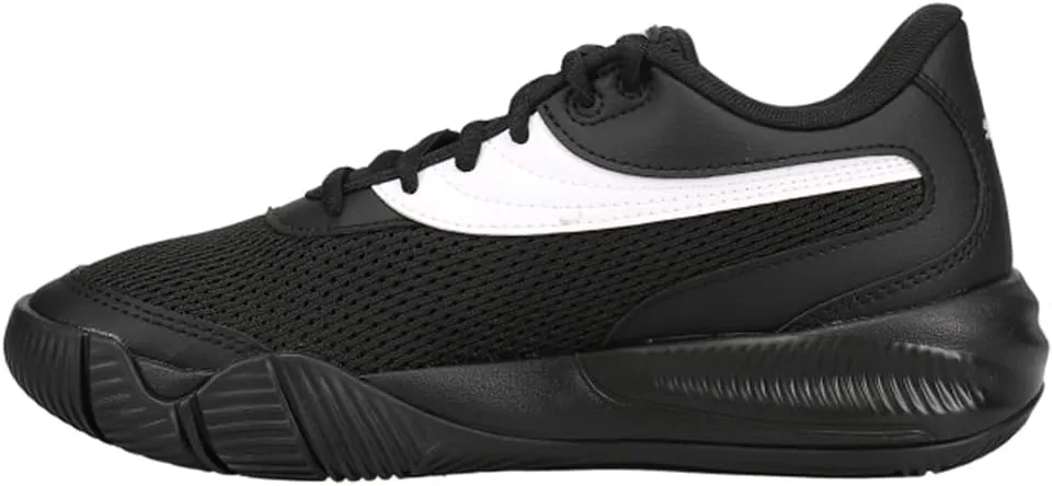 Puma Kids Boys Triple Basketball Sneakers Shoes - Black, White