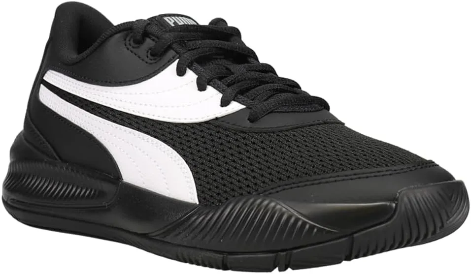 Puma Kids Boys Triple Basketball Sneakers Shoes - Black, White