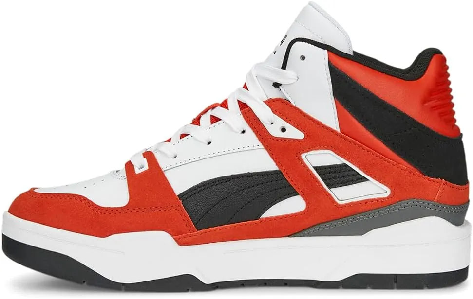 PUMA Mens Slipstream Hi Heritage High Sneakers Shoes Casual - White