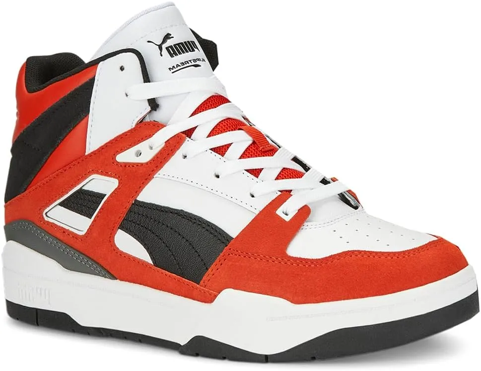PUMA Mens Slipstream Hi Heritage High Sneakers Shoes Casual - White