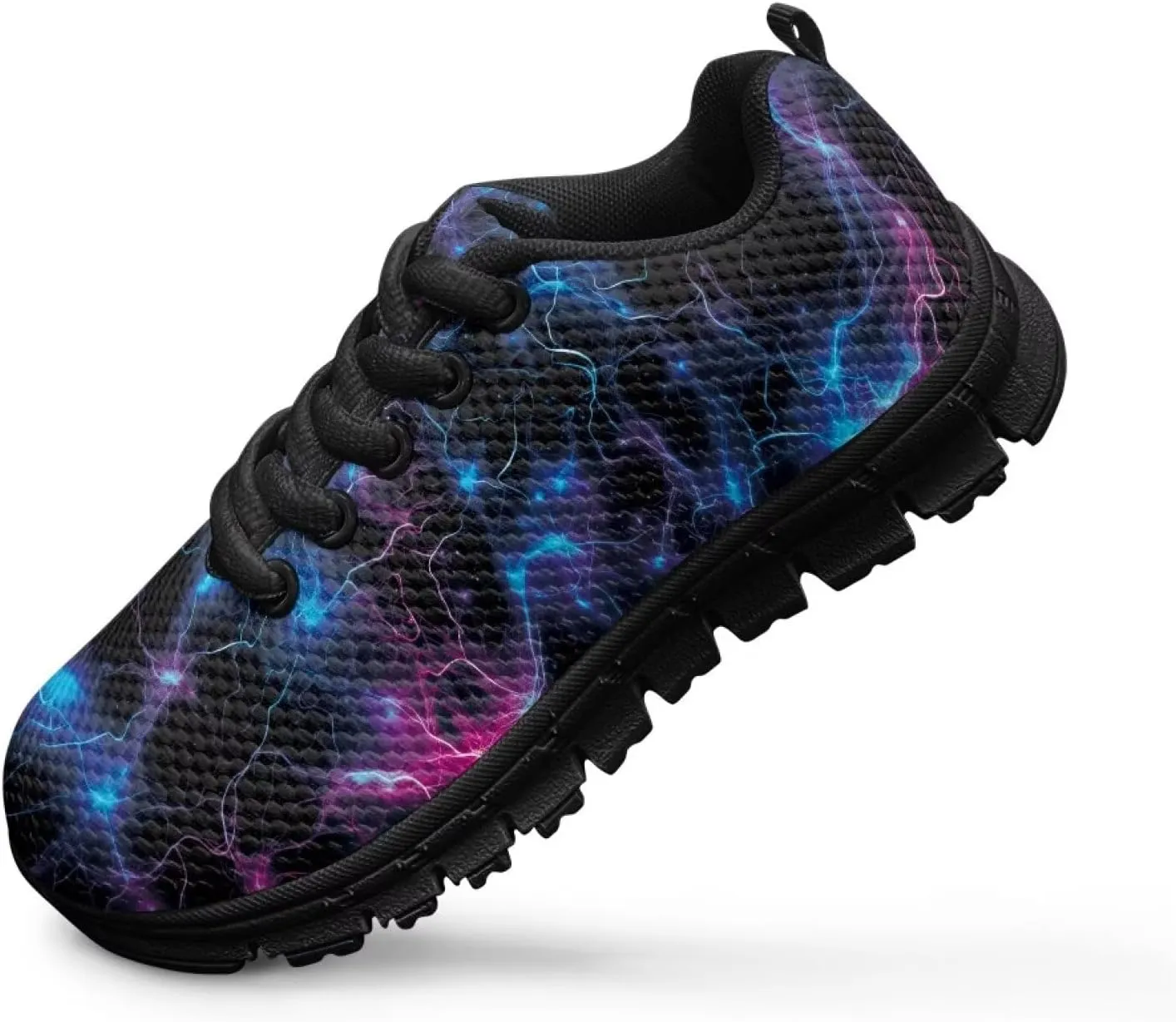 Running Shoes for Boys Breathable Anti-Slip Lace-Up Lightweight, Perfect for Jumping, Hiking, Basketball