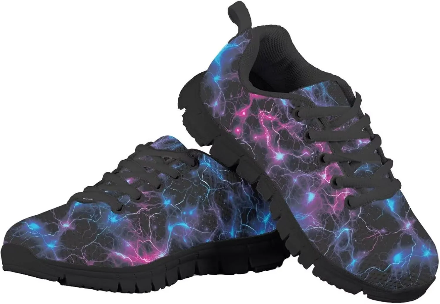 Running Shoes for Boys Breathable Anti-Slip Lace-Up Lightweight, Perfect for Jumping, Hiking, Basketball