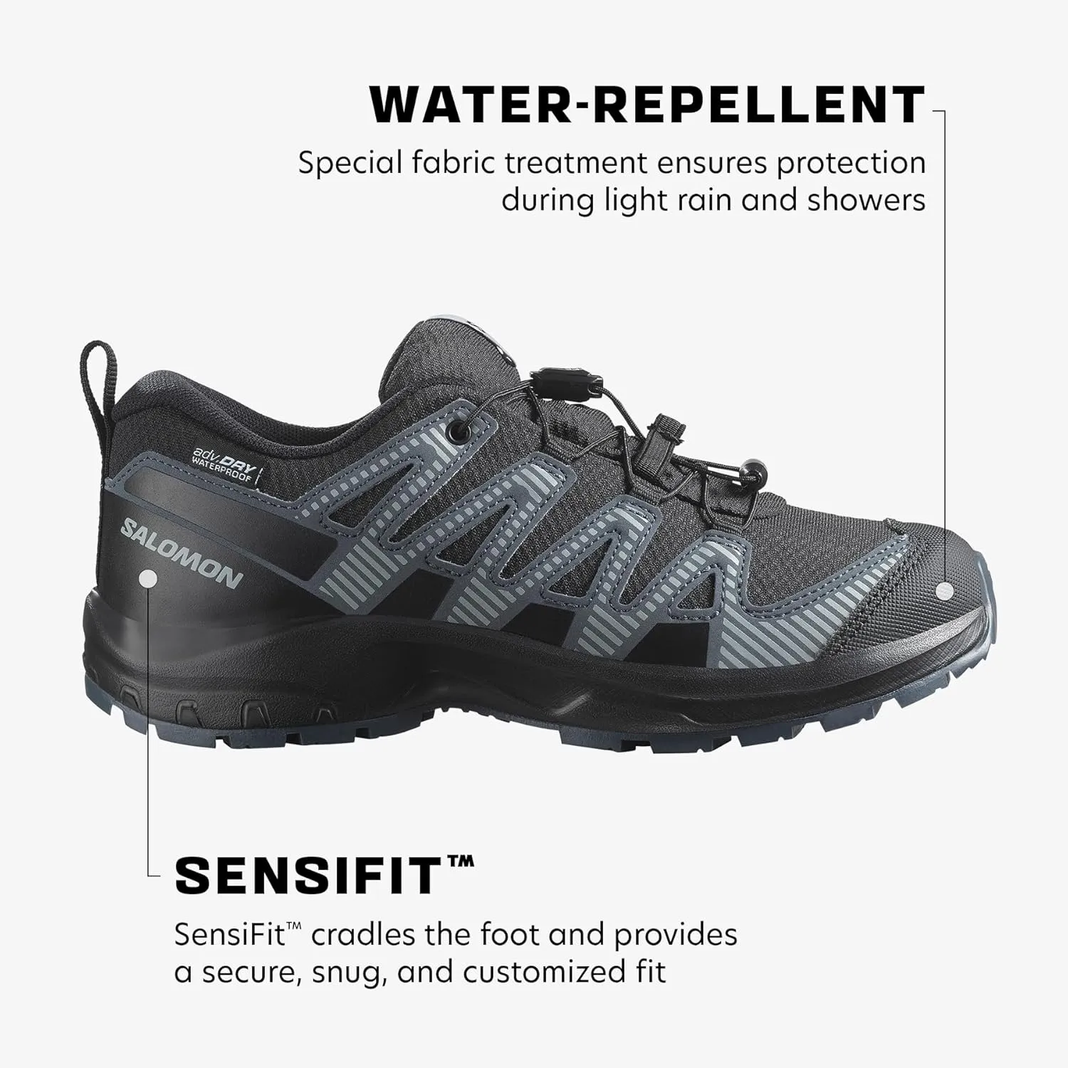 Salomon Unisex Juniors XA Pro V8 Mid Waterproof Trail Running Shoes