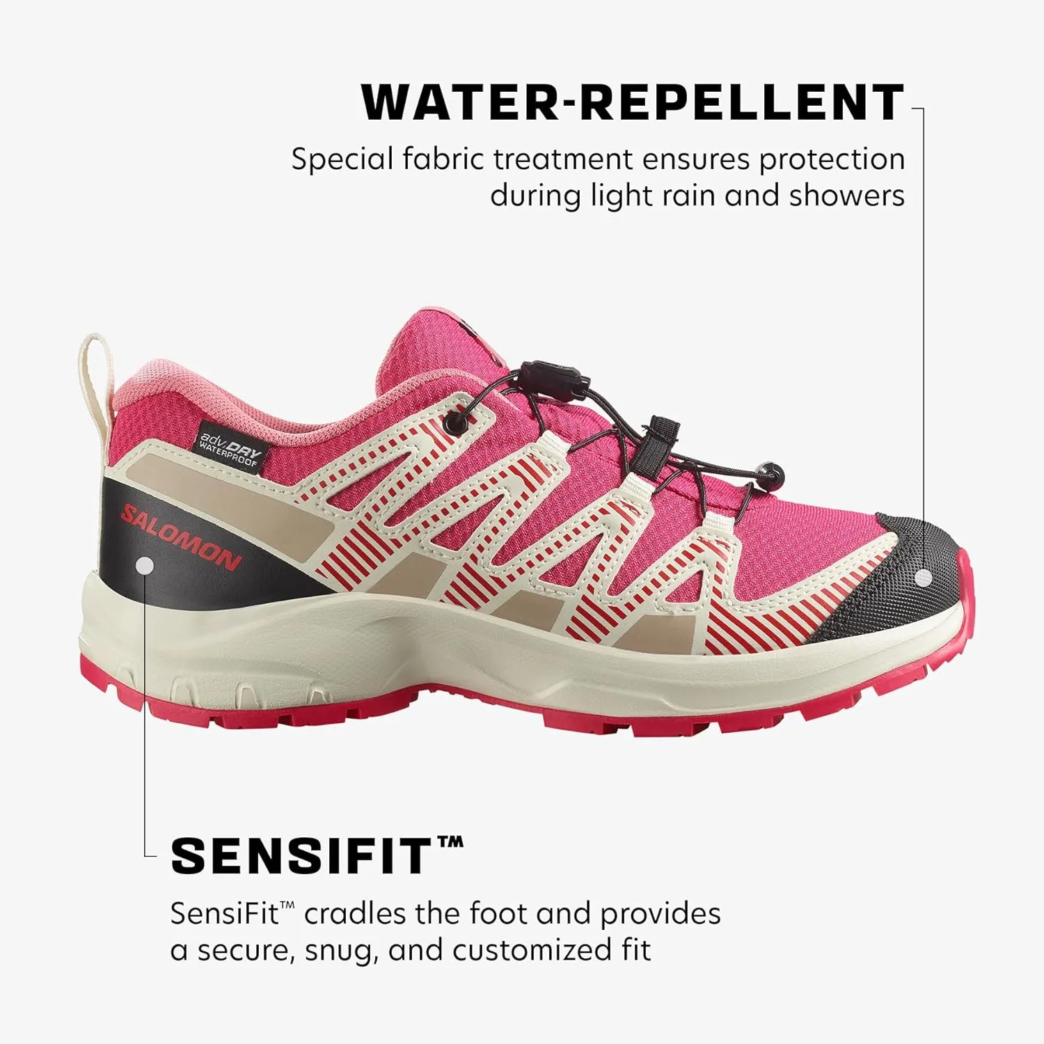 Salomon Unisex Juniors XA Pro V8 Mid Waterproof Trail Running Shoes