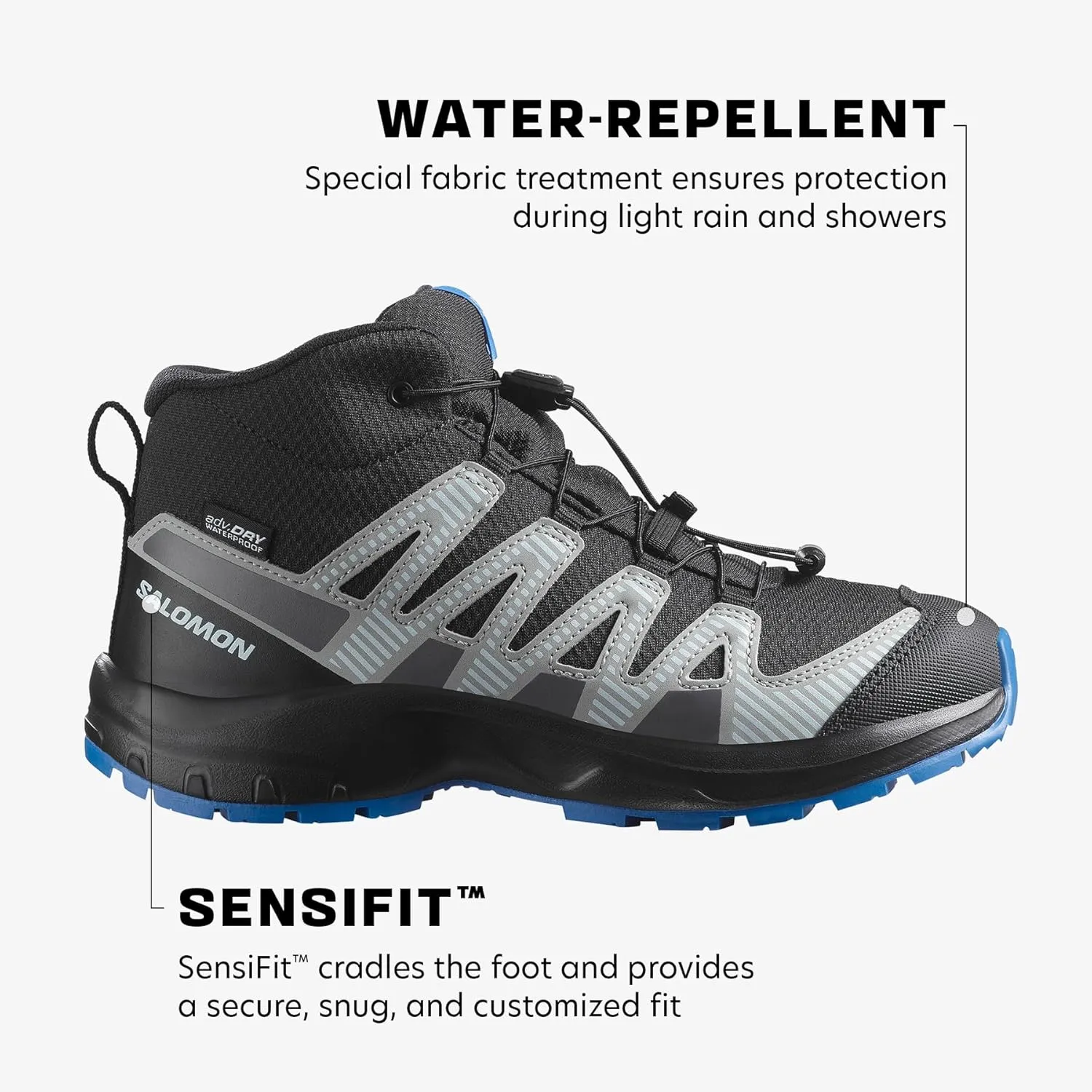 Salomon Unisex Juniors XA Pro V8 Mid Waterproof Trail Running Shoes