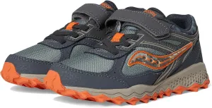 Saucony Cohesion TR14 A/C Trail Running Shoes (Little Big Kid) Sneaker, Olive/Camo, 4 Wide US Unisex