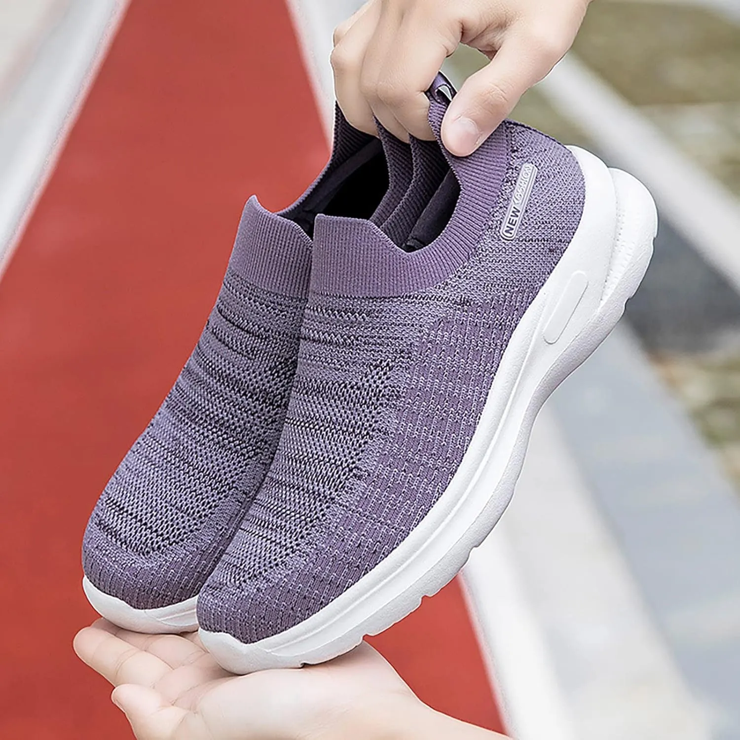 SBGMoSJ Plantar Fasciitis Black Work Shoes Women Non Slip Slip On Shoes Women Wide Toe Black Shoes Women Sneakers Size 11.5 Womens Platform Sneakers White Tennis Shoes Women Size 6 Wide