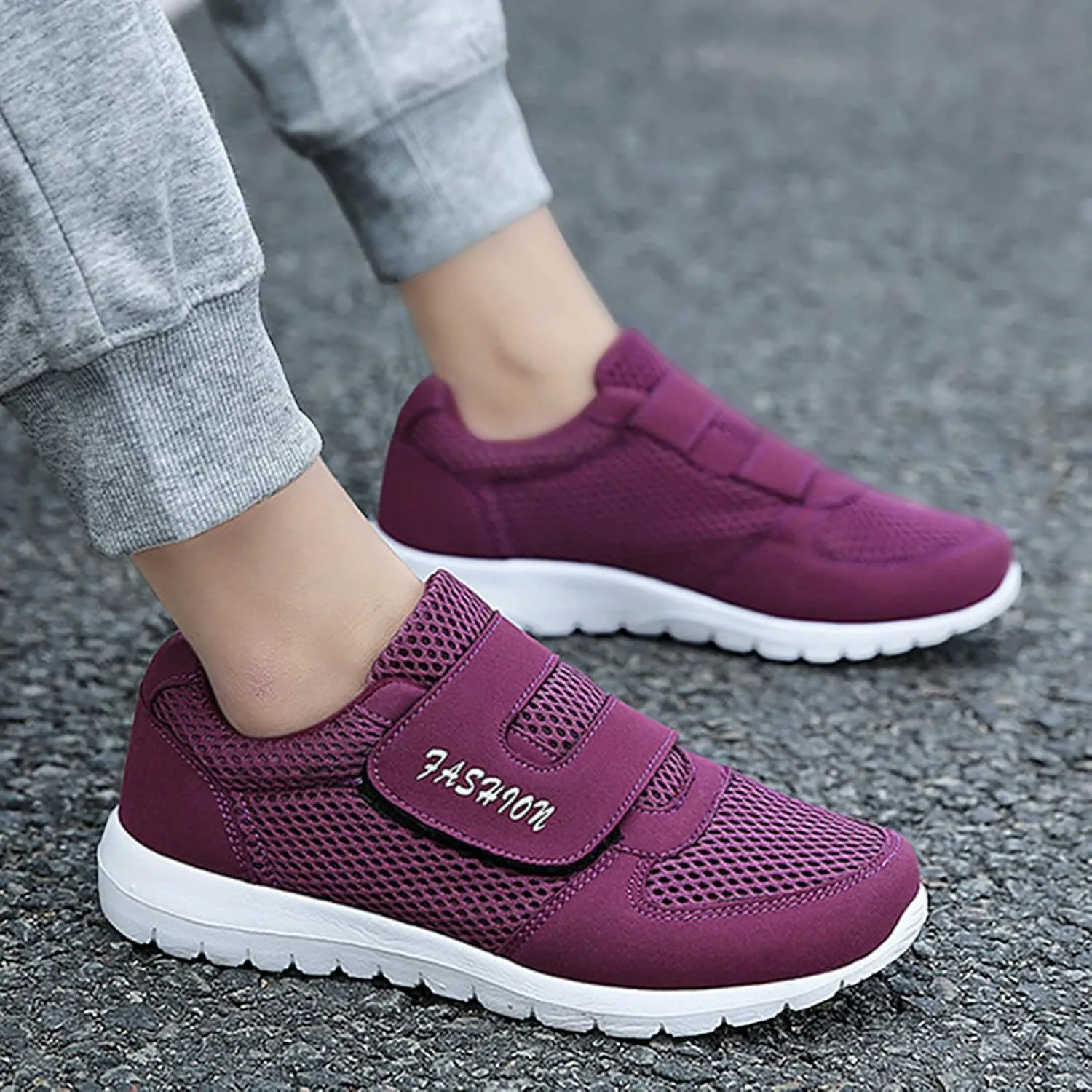 SBGMoSJ Plantar Fasciitis Relief Shoes for Women Wide Width Walking Shoes Women Slip On Womens Slip On Sneakers Womens Black Walking Sneakers Size 10 Womens Cycling Shoes Size 5.5 Women