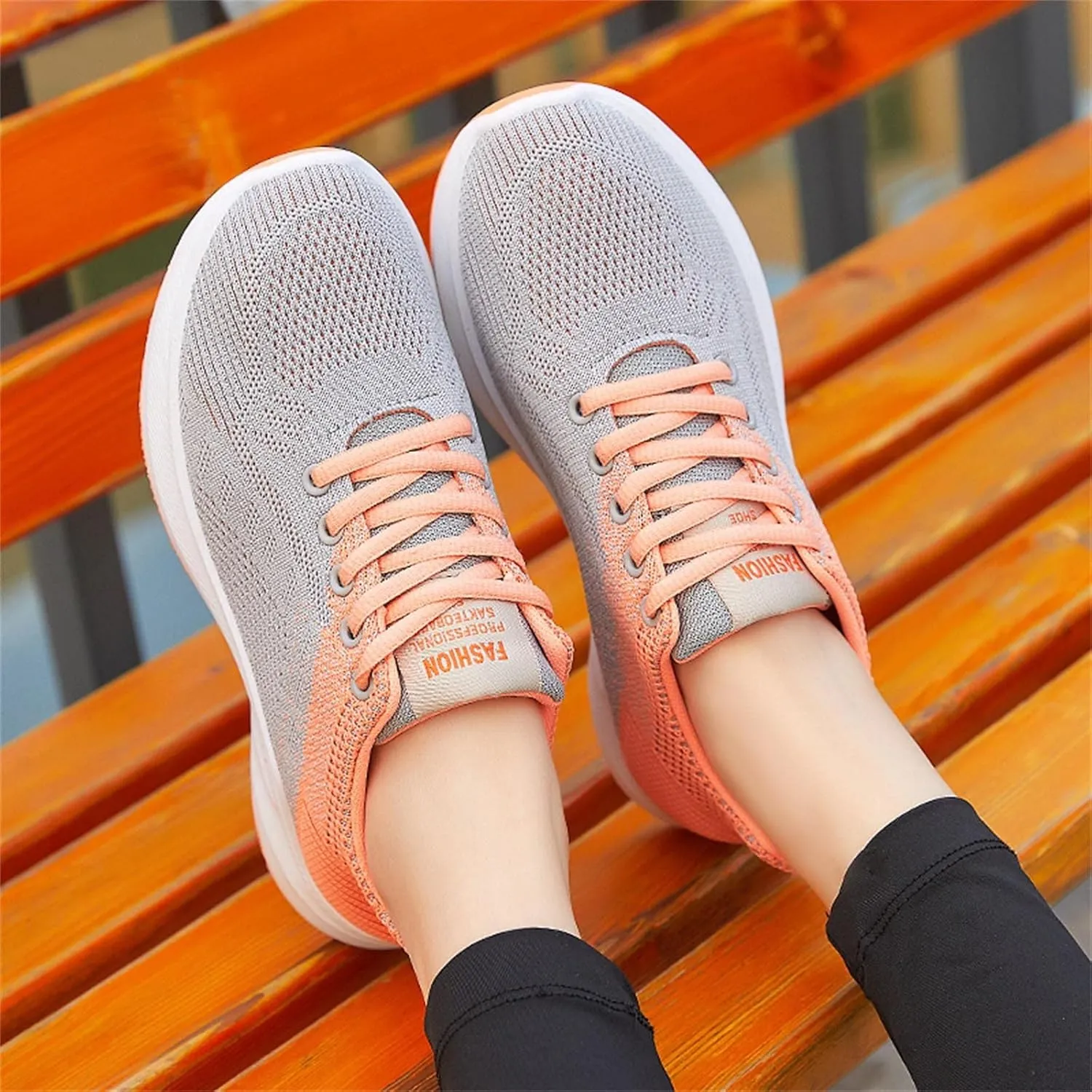 SBGMoSJ Sneakers for Women Size 8 Wide Women's Slip On Tennis Shoes Size 8 Womens White Slip On Sneakers Size 8 Platform Sneakers for Women Fashion Tan Zapatos para Mujer CóModos Con Plataforma