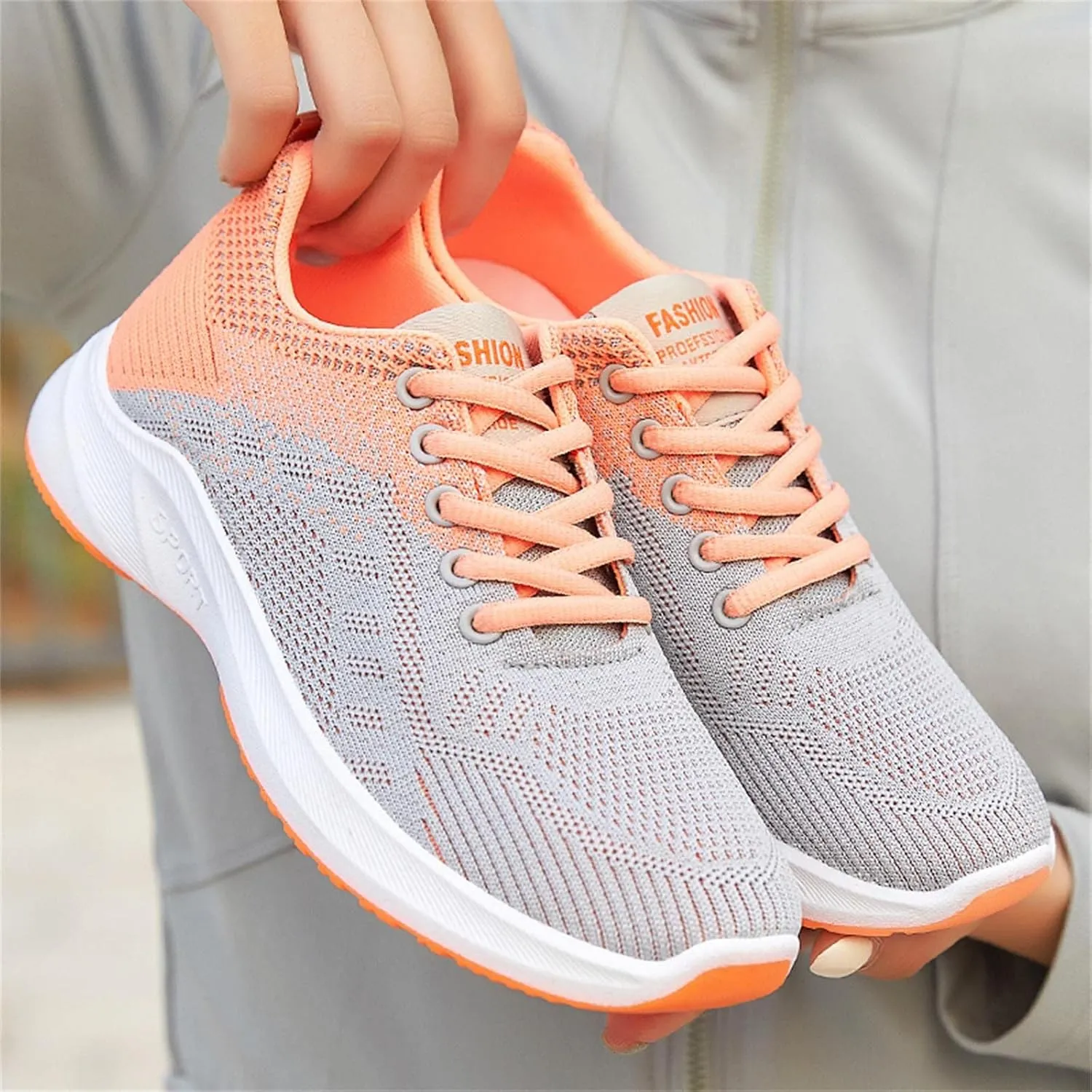 SBGMoSJ Sneakers for Women Size 8 Wide Women's Slip On Tennis Shoes Size 8 Womens White Slip On Sneakers Size 8 Platform Sneakers for Women Fashion Tan Zapatos para Mujer CóModos Con Plataforma