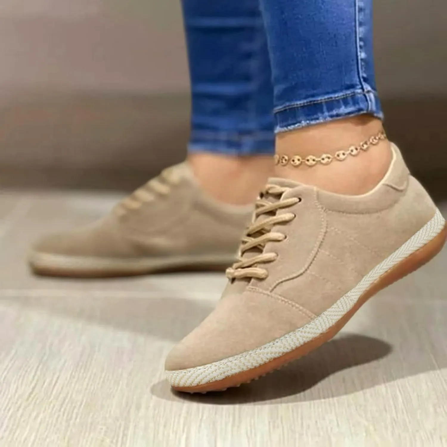 SBGMoSJ Womens White Sneakers Casual Women's Fashion Sneakers Black Sneakers for Women Fashion Comfortable Women's Sneakers Size 8 Slip On Zapato Ortopedico para Mujer Negro