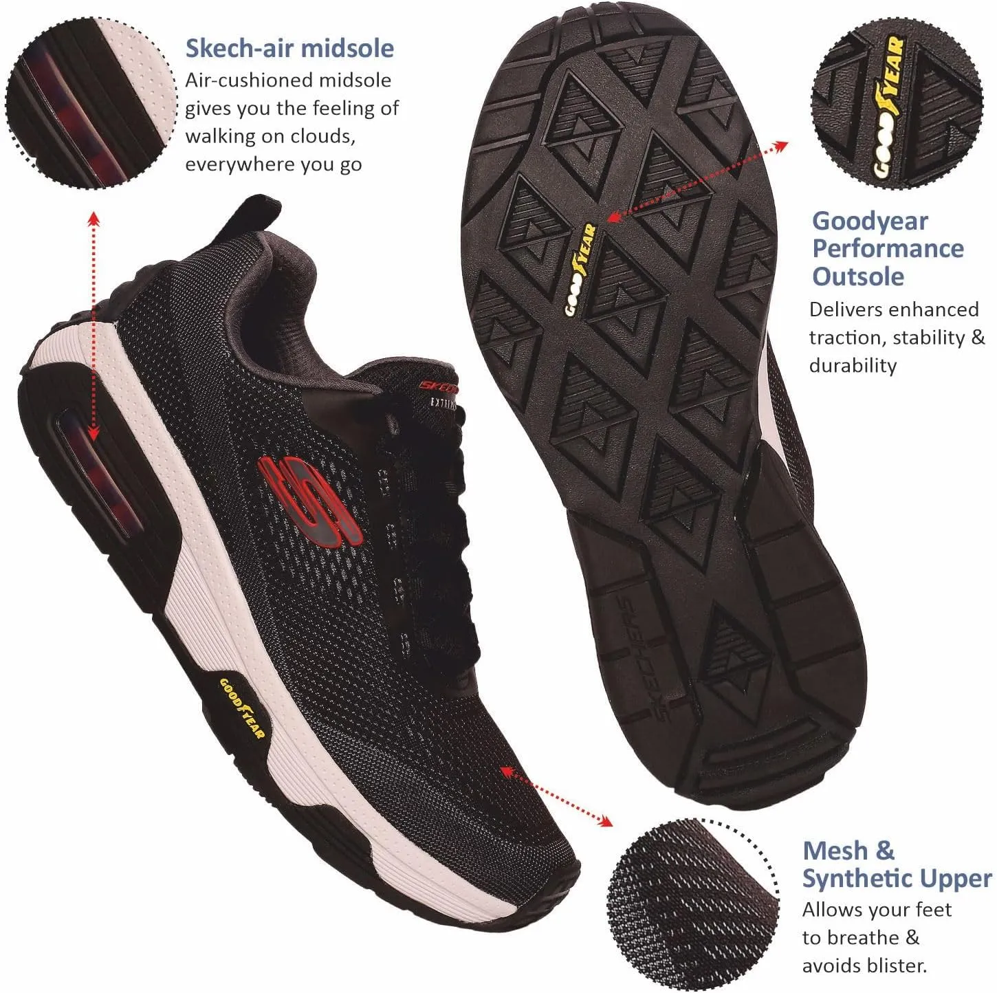 Skechers Men's Skech air Extreme V2 Trident