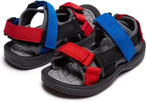 Skysole All Terrain Double Strap Sandals for Boys - Rubber Sole Amphibian Shoes for Beach, Pool, Hiking, Walking & Sports