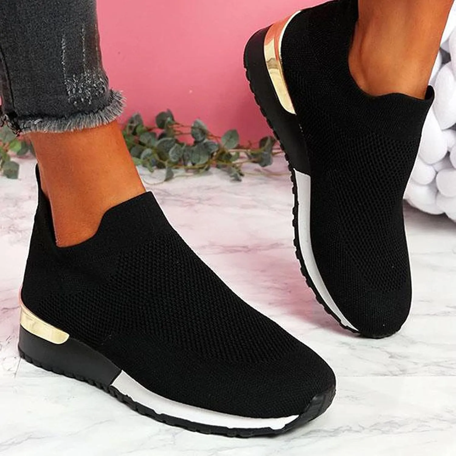 Sneakers for Women Walking Shoes Non Slip Lightweight Tennis Shoes Men Boots Casual Slip On Shoes White Sneakers Steel Toe Tennis Shoe White Loafers