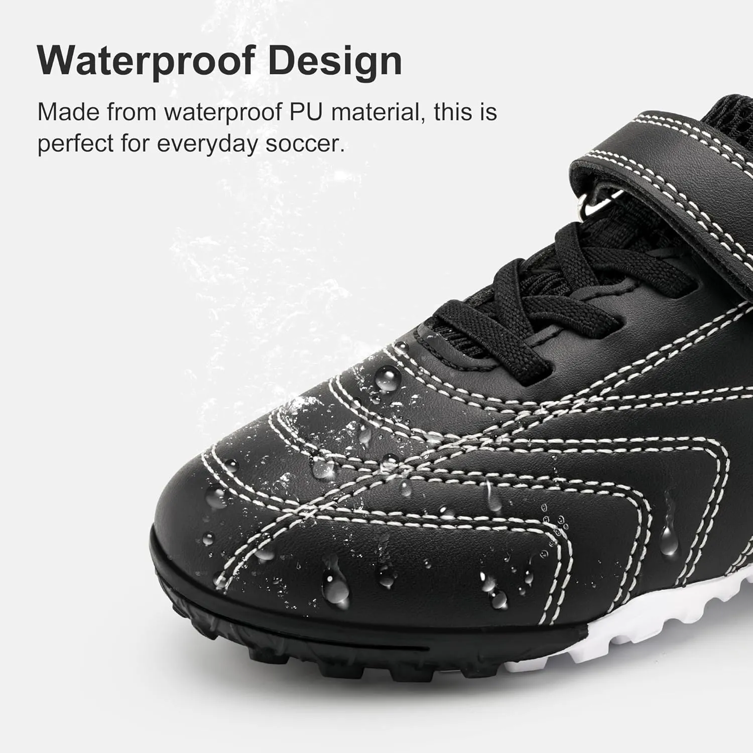 Stelle Boys Girls Indoor Soccer Shoes Kids Turf Shoes Baseball/Softball Futsal Athletic Cleats for Toddler/Little/Big Kid