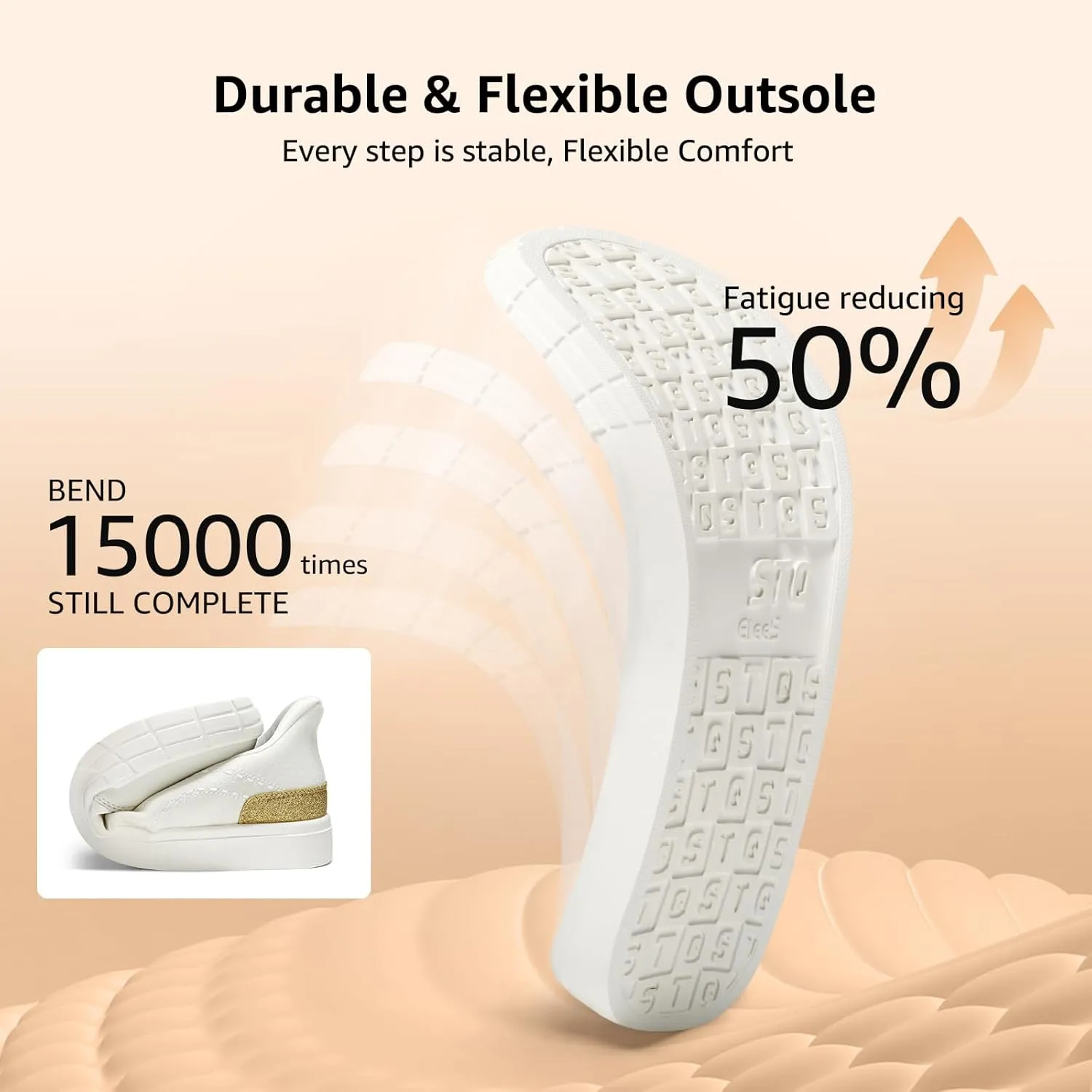 STQ Slip on Canvas Shoes for Women | Lightweight Skate Shoes Comfortable Tennis Sneakers
