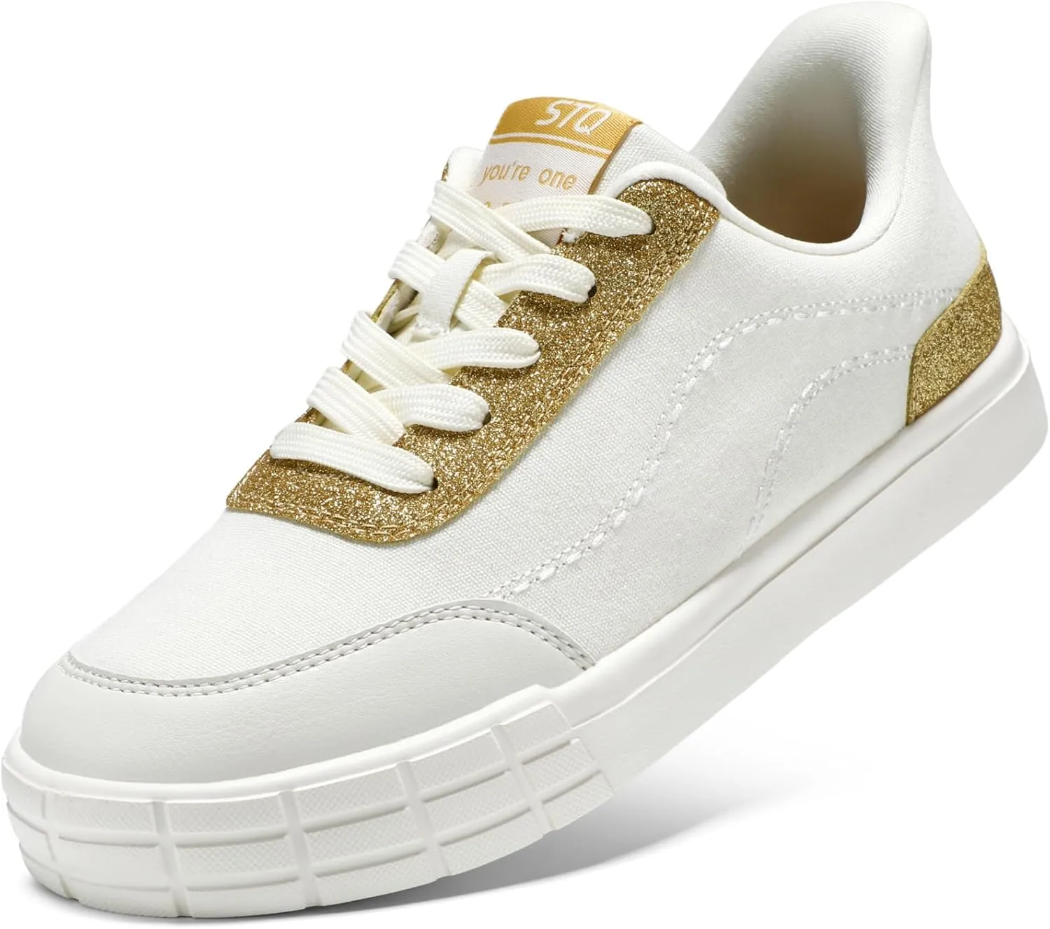 STQ Slip on Canvas Shoes for Women | Lightweight Skate Shoes Comfortable Tennis Sneakers