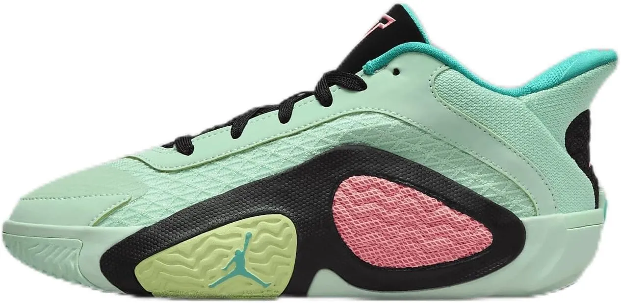 Tatum 2 Big Kids' Basketball Shoes (FJ6459-300, Mint Foam/Black/Hyper Jade/Lava Glow) Size 5.5