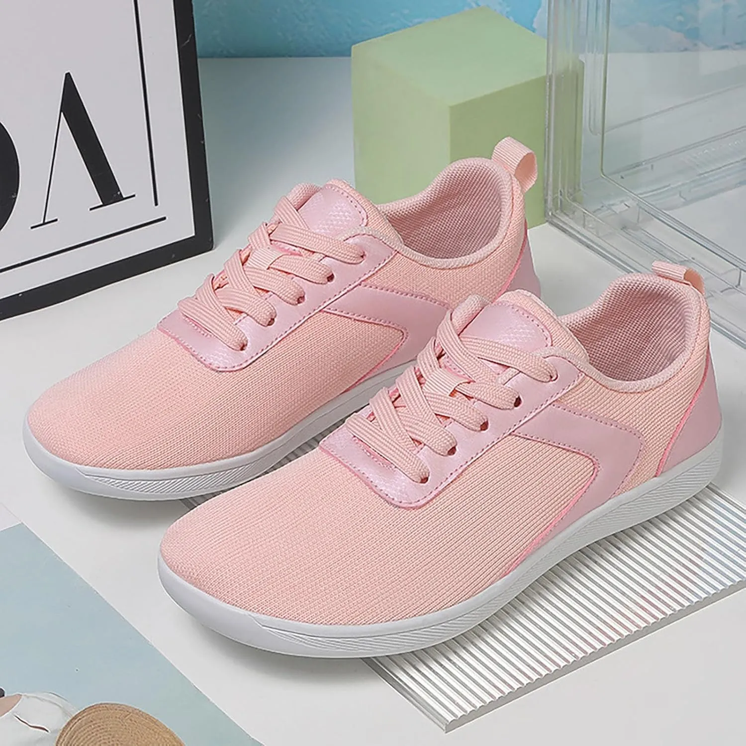 Tennis Shoes Womens Slip On Black Casual Shoes Casual Sneakers Air Athletic Running Tennis Lightweight High Top Basketball Shoe Loafers Casual Slip On