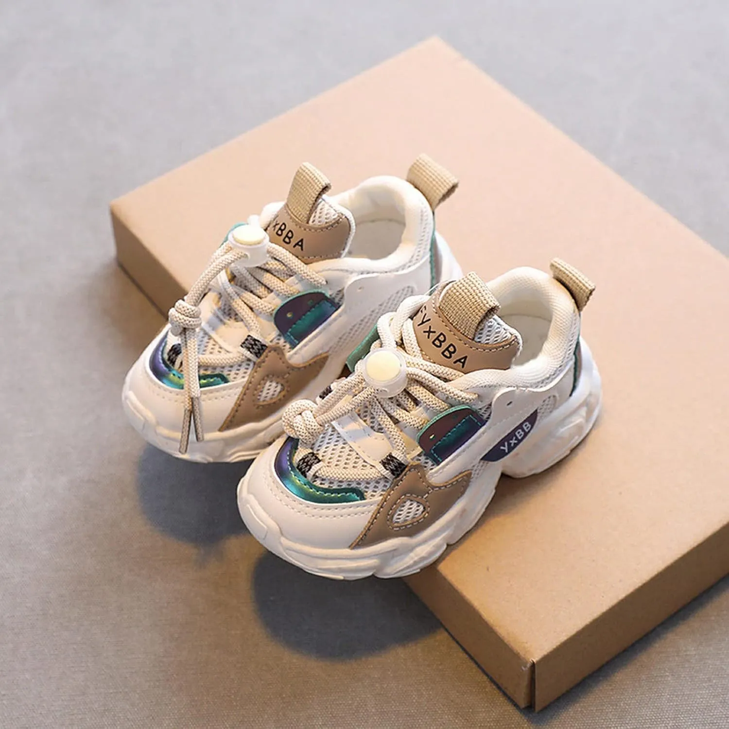 Toddler/Little Kid Boys Girls Shoes Running Sports Sneakers Breathable Casual Shoes Baby First Walking Shoes Outdoor