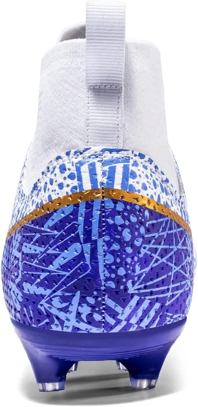 Tongzone Kids Soccer Cleats Boys Girls Indoor/Outdoor Trainning Shoes Athletic