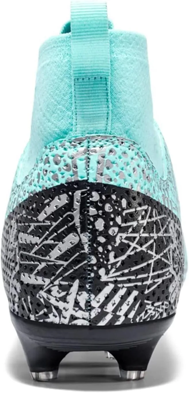 Tongzone Kids Soccer Cleats Boys Girls Indoor/Outdoor Trainning Shoes Athletic