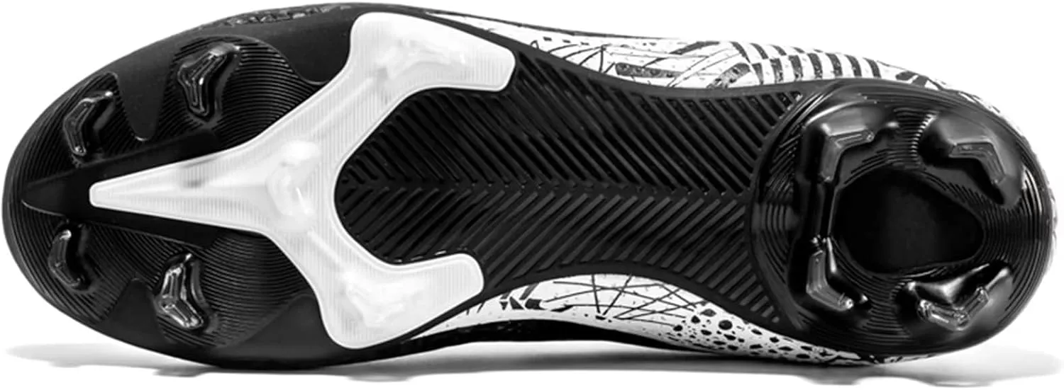 Tongzone Kids Soccer Cleats Boys Girls Indoor/Outdoor Trainning Shoes Athletic