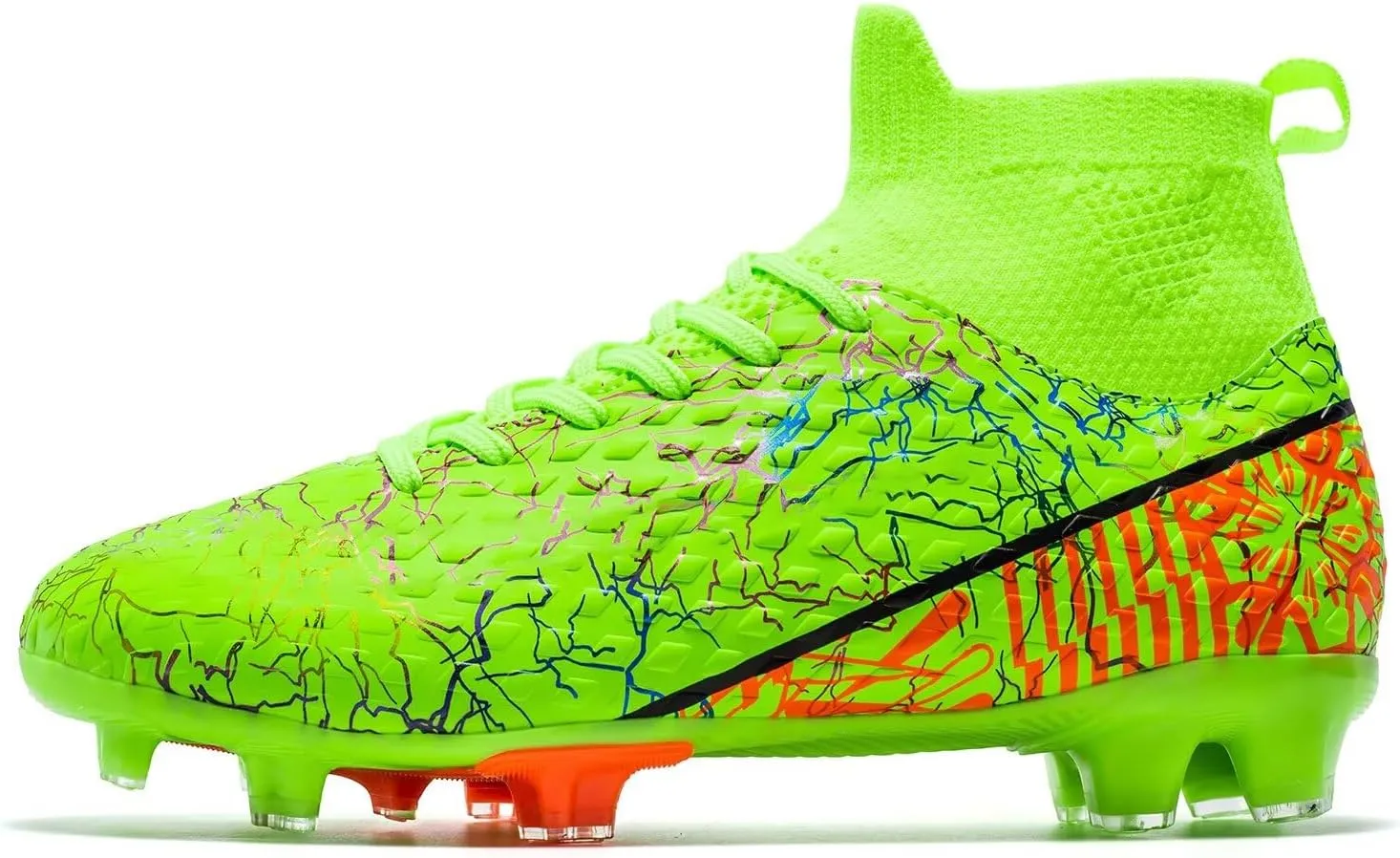Unisex-Child Soccer Cleats Lightweight Training Football Shoes for Youth