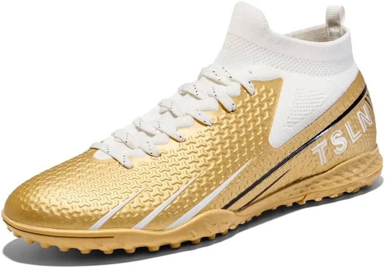 Unisex Soccer Shoes for Adults, Lightweight, Indoor Soccer Training Shoes for Big Kids.