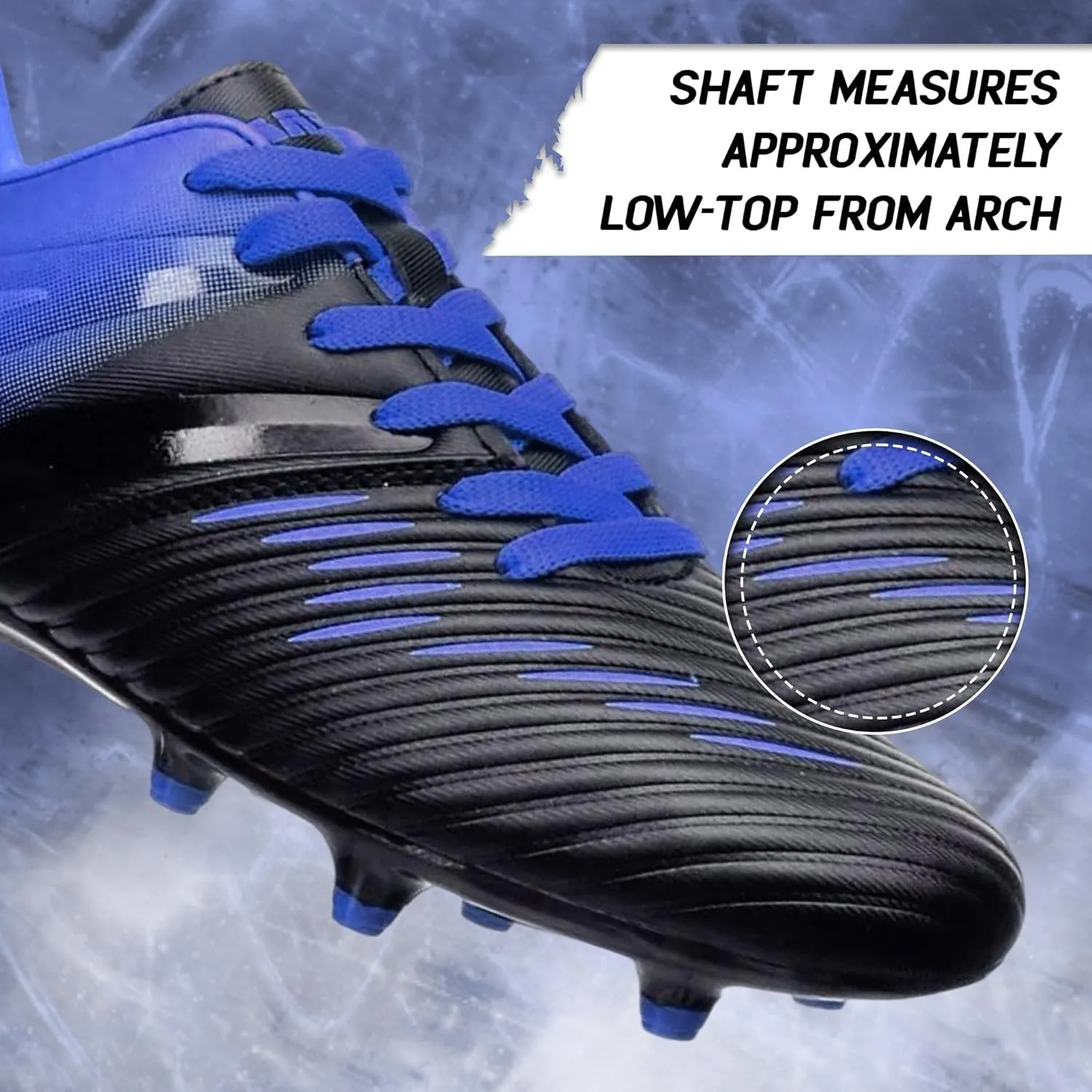 Vizari Liga FG Soccer Cleats for Kids | 100% Synthetic Football Cleats for Comfortable Wear | Water Resistant Two Tone Soccer Shoes with Anti-Stretch Lining for Flexible Indoor and Outdoor Play